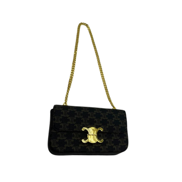 Celine | Claude Shoulder Bag Leather Black