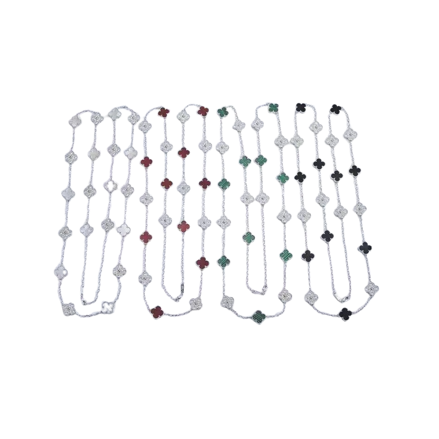 Van Cleef & Arpels Jewelry | Long Necklace Collection Silver