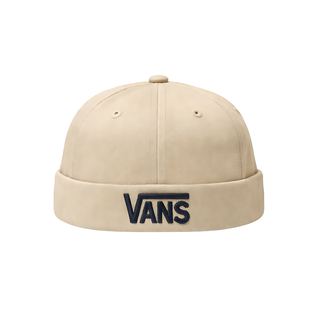 Vans Cap | Cuffed Beige - View 1