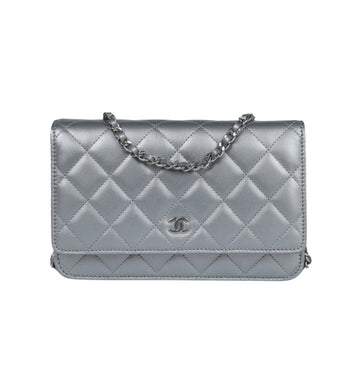 Chanel Bag | Classic On Chain Silver Metallic