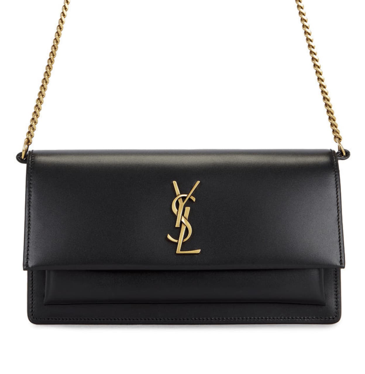 YSL Bag | Sunset Bag Crocodile-Embossed Calfskin Leather