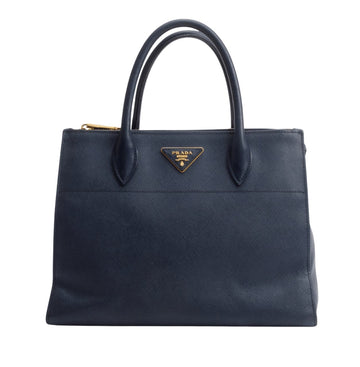 Prada Bag | Saffiano Leather Tote Bag Navy Blue