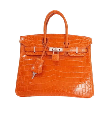Hermès Bag | Birkin Orange Crocodile Skin