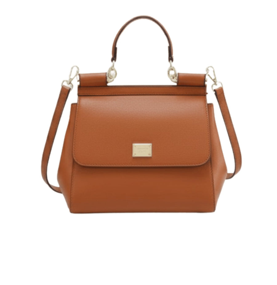 Dolce & Gabbana Bag | Miss Sicily Bag Brown Leather