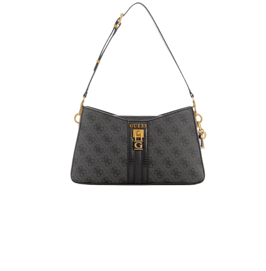 Guess Bag | Coal Logo Printed Elite Shoulder Bag