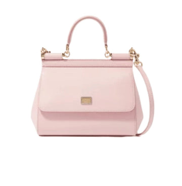 Dolce & Gabbana Bag | Sicily Light Pink Dauphine Leather Bag