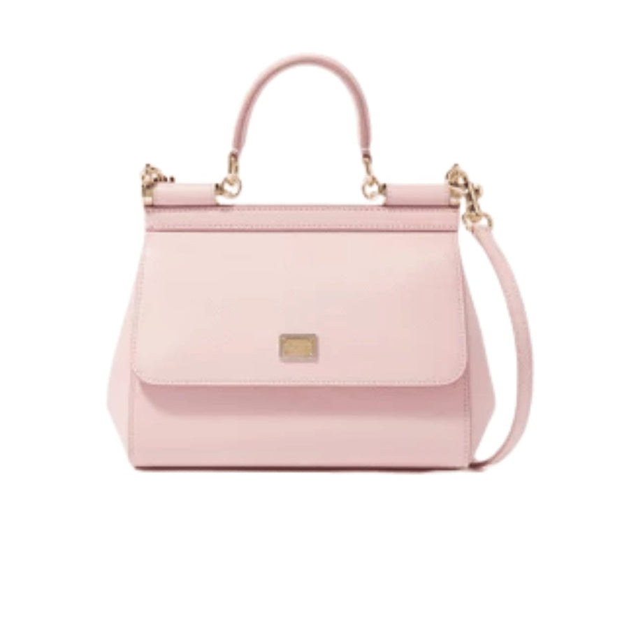 Dolce & Gabbana Bag | Sicily Light Pink Dauphine Leather Bag