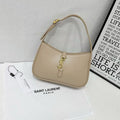 Saint Laurent Smooth-Style Bag – Dark Beige - View 5