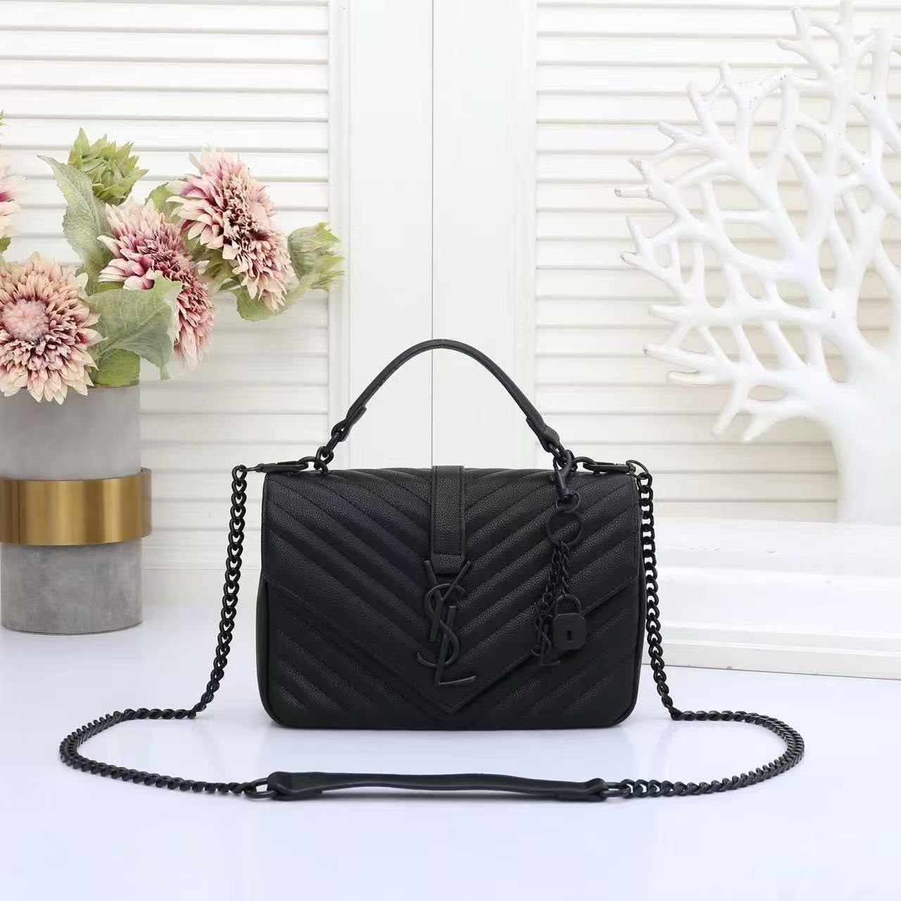 Saint Laurent Bag – Black-on-Black - View 5
