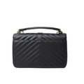 Saint Laurent Chevron-Quilted Bag – Black - View 3