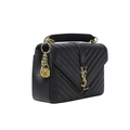 Saint Laurent Chevron-Quilted Bag – Black - View 4