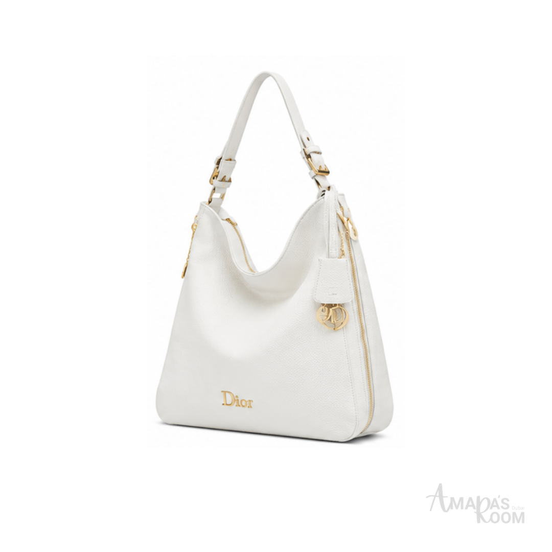 Dior Hobo Shoulder Bag – White - View 2