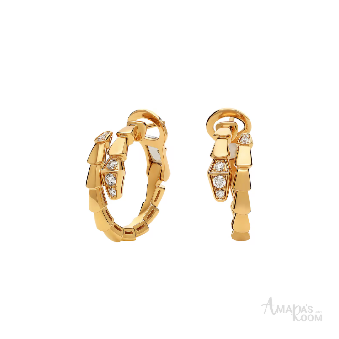 Bvlgari Yellow Gold and Diamond Serpenti Viper