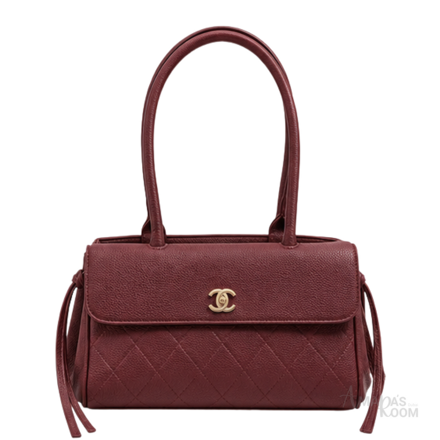 Chanel Bag | Urban Essentials Small Shopping Bag – Burgundy (Wine – Dark Red)