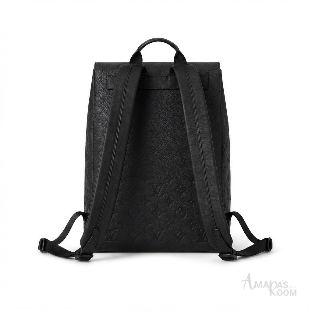 Louis Vuitton Backpack – Black Leather - View 2