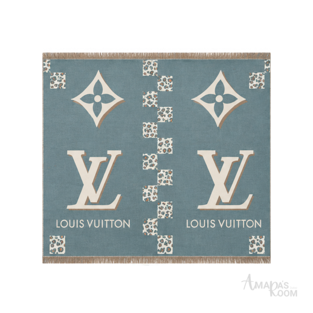 Louis Vuitton Scarf | Check Teal Green