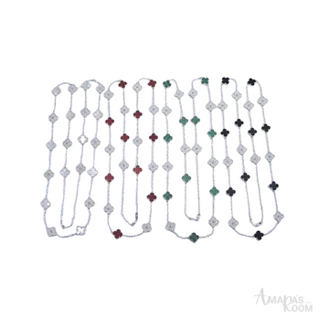 Van Cleef & Arpels Jewelry | Long Necklace Collection Silver