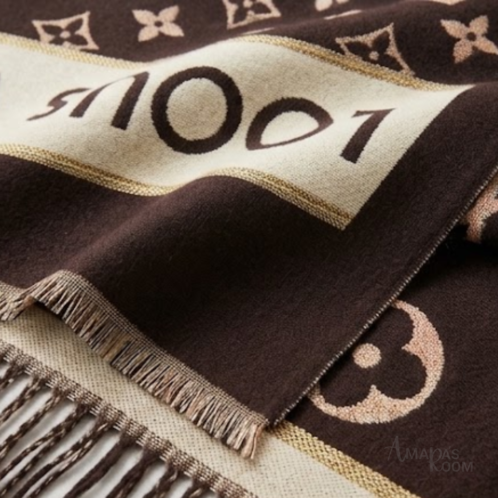 Louis Vuitton | Scarf Monogram Stripe Brown - View 2