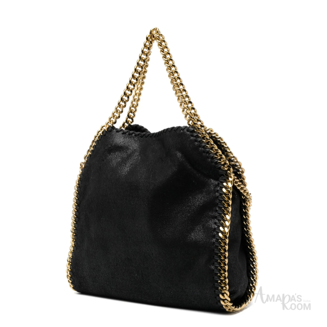 Stella McCartney Falabella Mini Tote Bag – Black & Gold-Tone - View 2