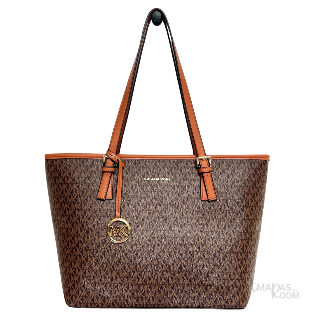 Michael Kors Signature Bag – Brown & Tan - View 1