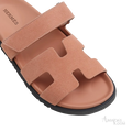 Hermès Chypre Sandals – Nude Suede - View 2