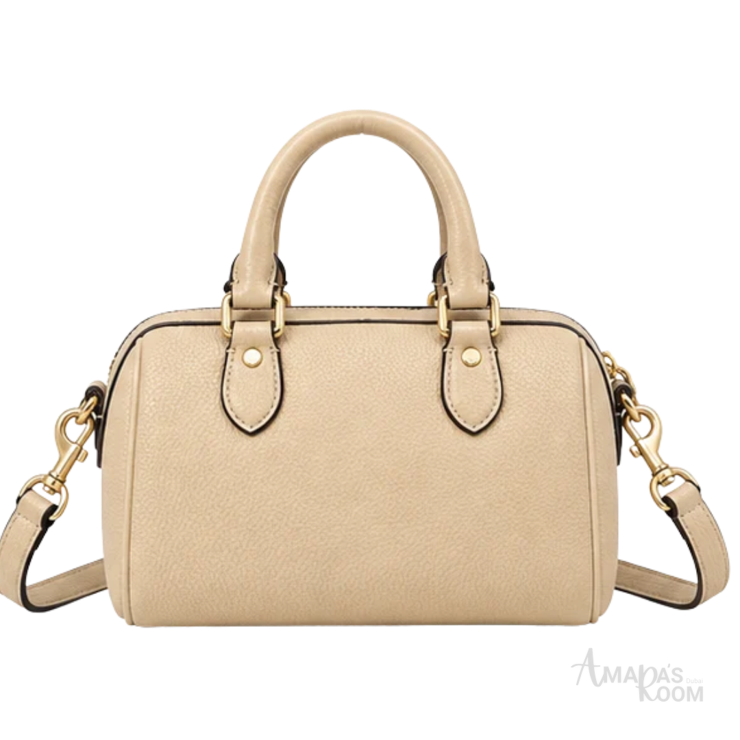COACH Bag | Mini Rowan Satchel – Crossbody Bag – Beige – Cream