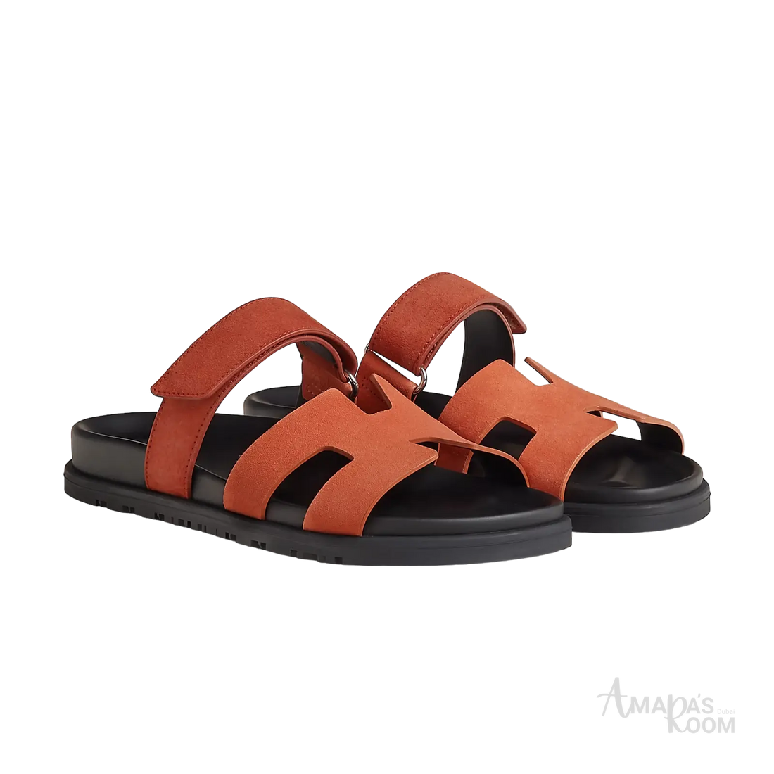 Hermès Chypre Sandals – Rose Bois De Santal - View 1