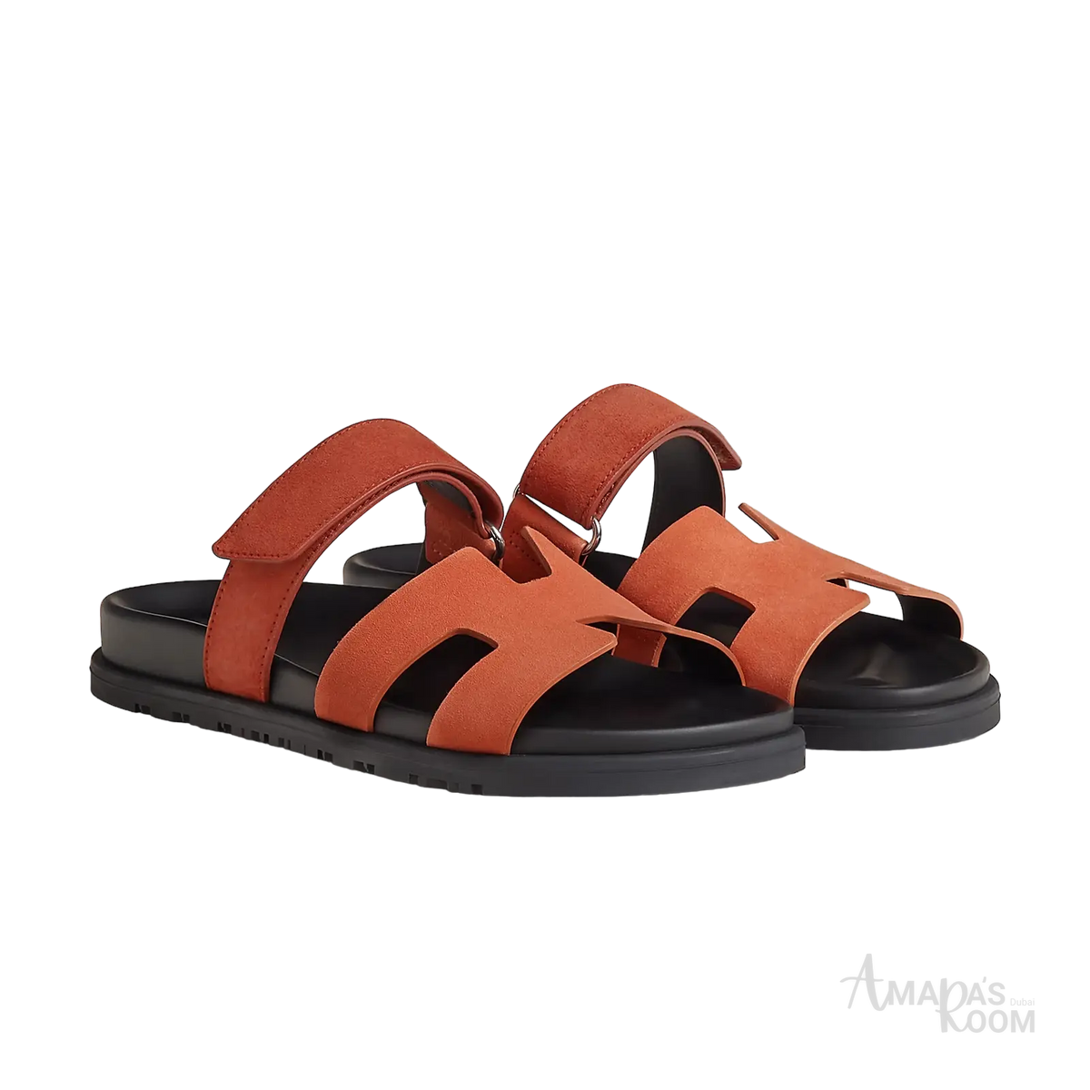 Hermès Chypre Sandals – Rose Bois De Santal - View 1