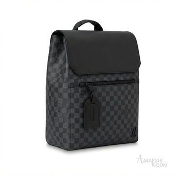 Louis Vuitton Backpack – Grey & Black - View 1
