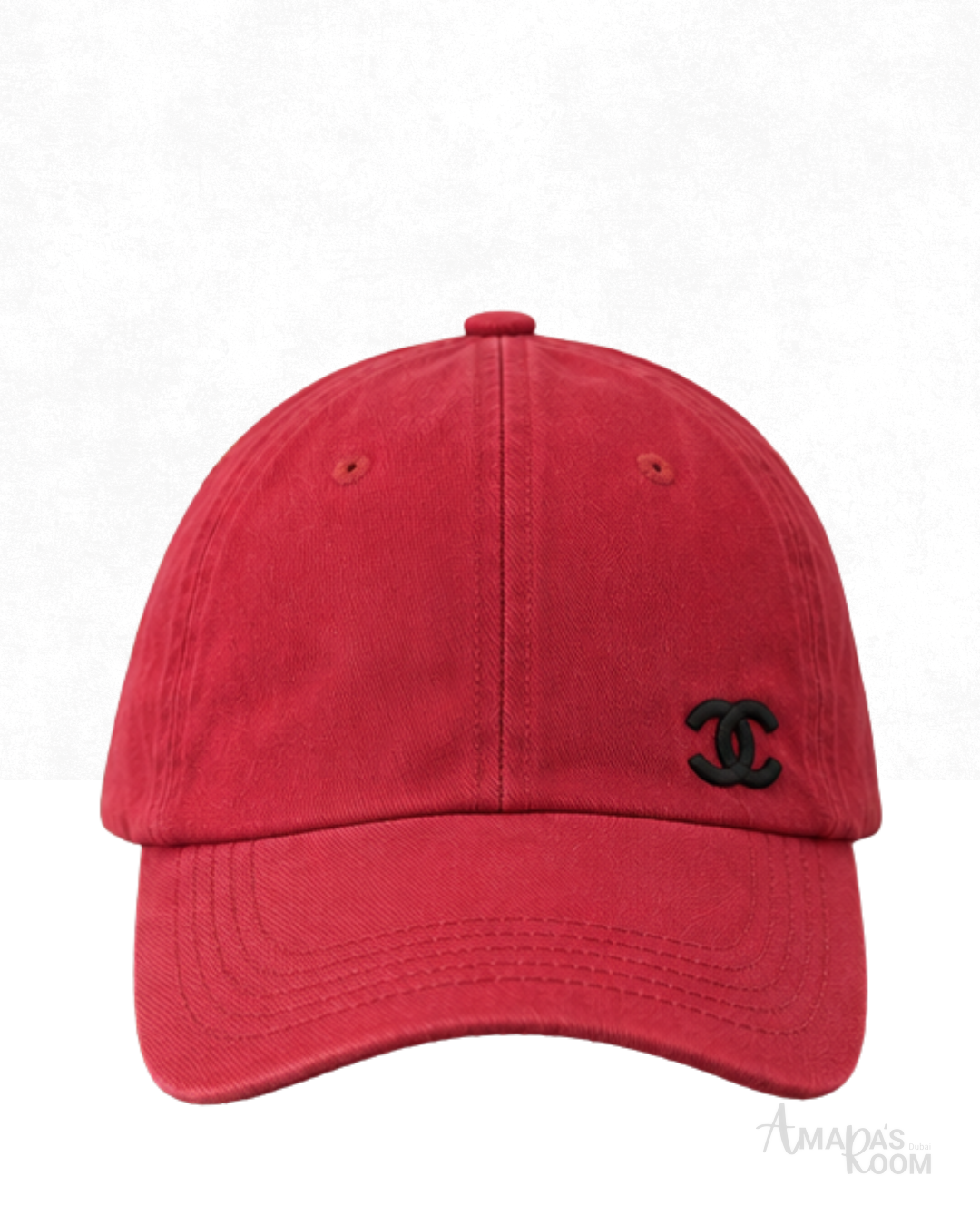 Chanel | CC Logo Baseball Cap red - View 1