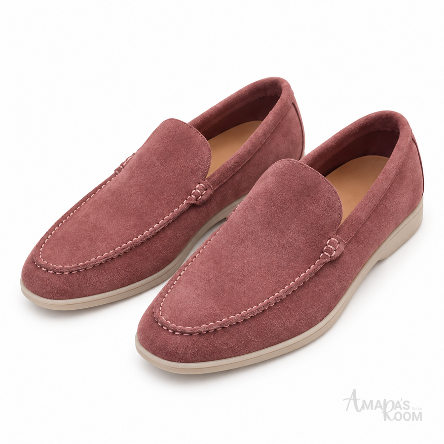 Loro Piana Footwear | Summer Walk Suede Pink