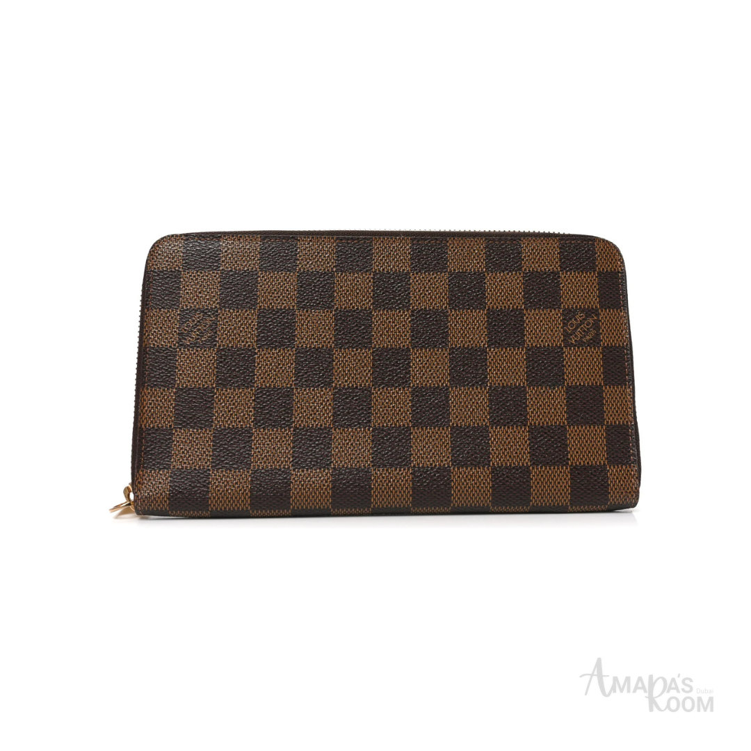 Louis Vuitton Zippy Wallet Damier Ebene Canvas – Brown - View 1