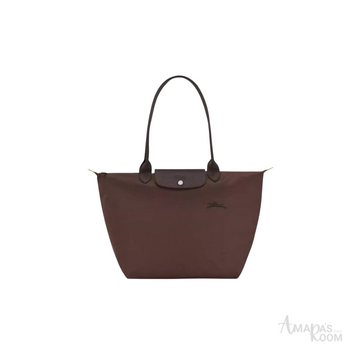 Longchamp Le Pliage Green Shoulder Tote – Mocha Brown - View 1