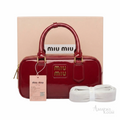 Miu Miu Bowling Bag – Glossy Cherry Red - View 3