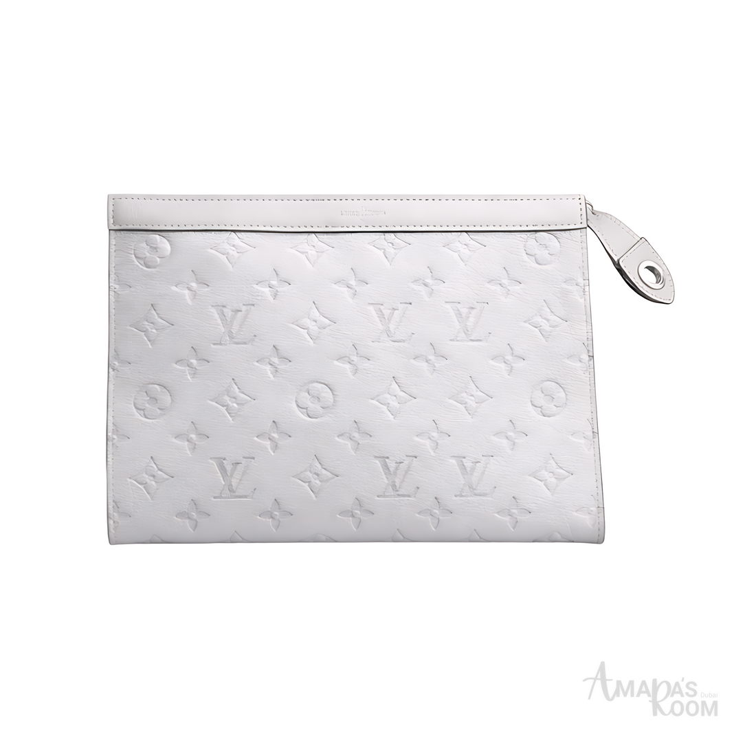 Louis Vuitton Pouch | Louis Vuitton White LV Design - View 1