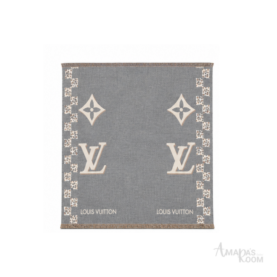 Louis Vuitton Scarf | Monogram Light Gray