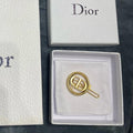Christian Dior CD Logo Hair Clip