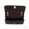 Chanel suede Handbag – Dark Brown - View 3