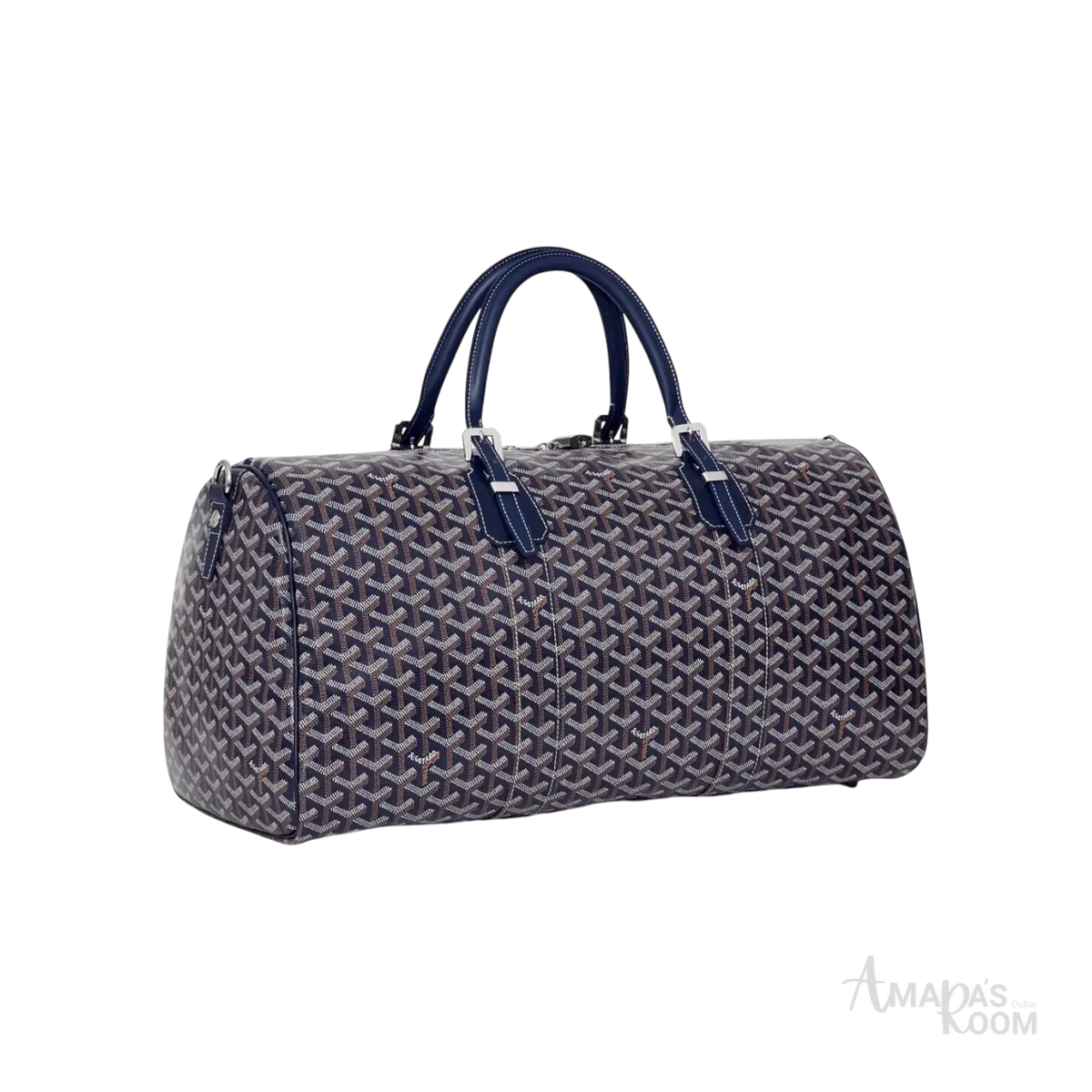 Goyard Boston 50 Bag Navy Blue - View 1
