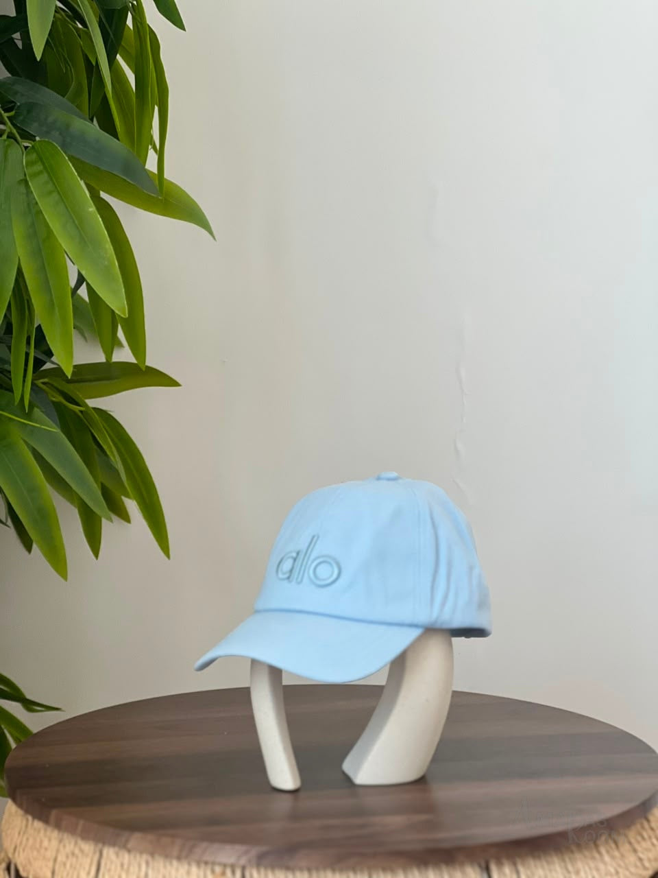 Alo Yoga | Washed Off-Duty Adjustable Baseball Cap in Light Denim Blue - View 5