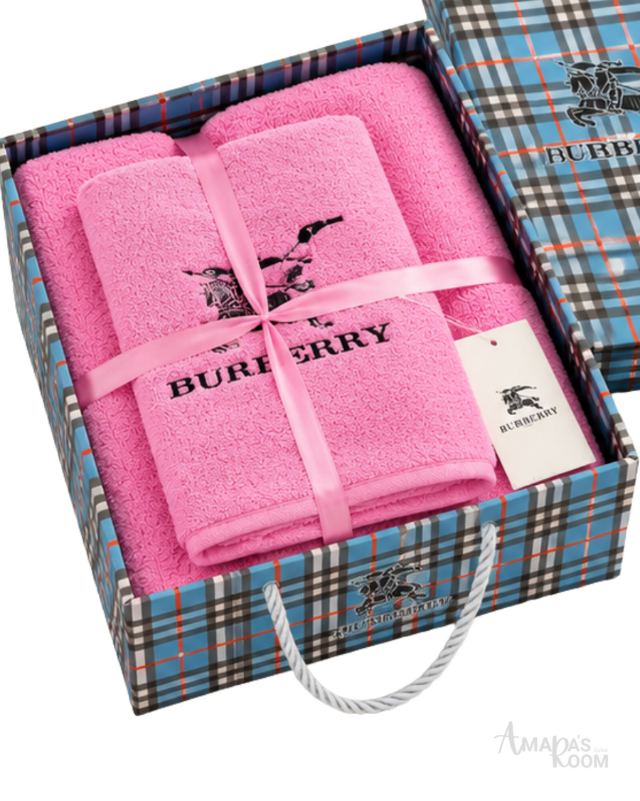 Burberry Bath Towel – Pink - View 1