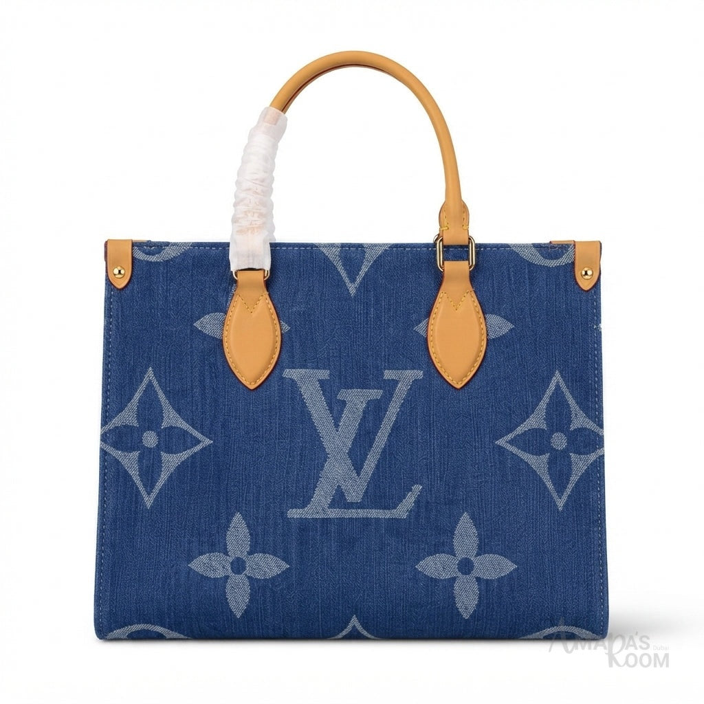 Louis Vuitton OnTheGo MM Tote Bag – Blue - View 3