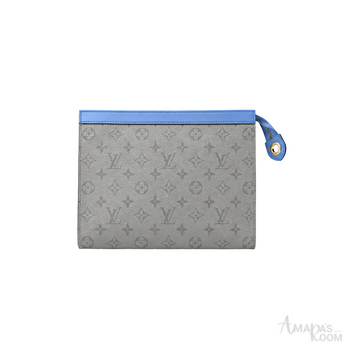 Louis Vuitton Pochette Voyage Pouch – Grey & Blue - View 1