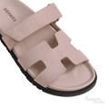Hermès Chypre Sandals – Pink Suede - View 2