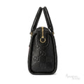 Gucci GG Monogram Bag – Black with Red & Green Web Stripe - View 2