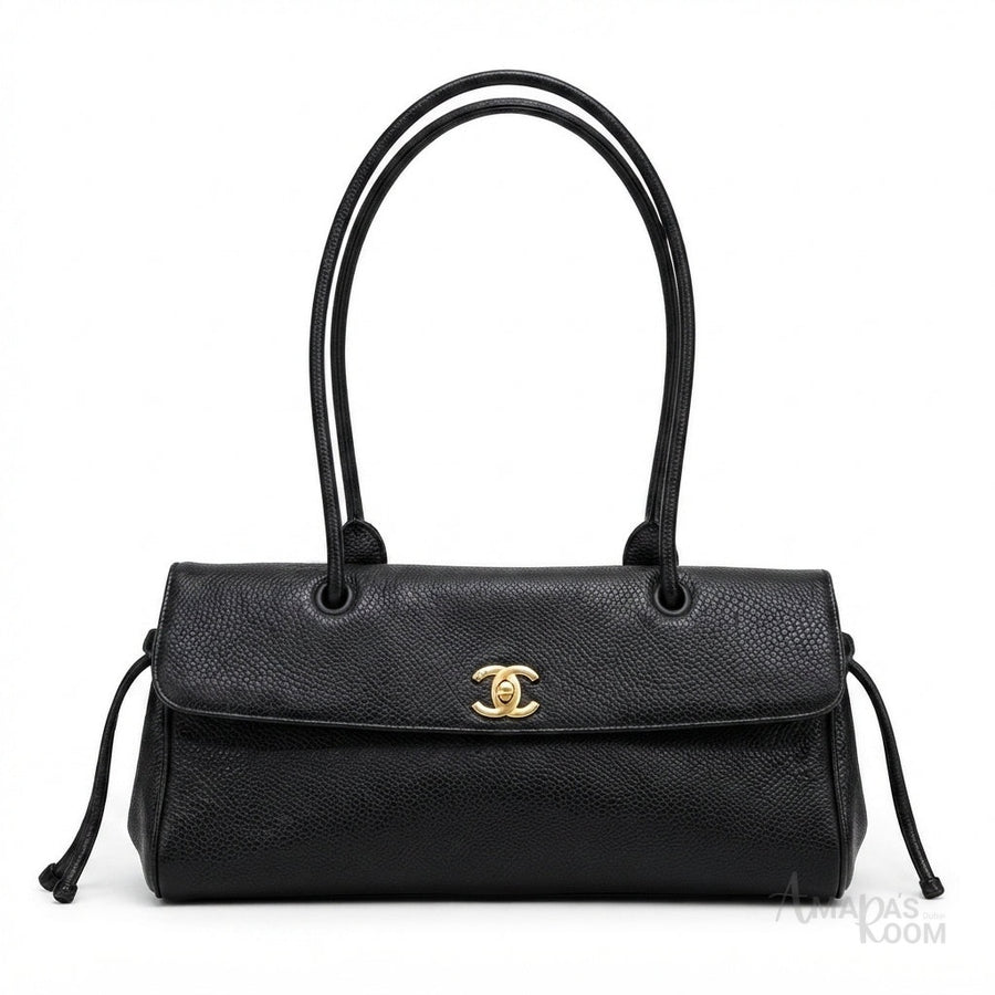 Chanel Small Shopping Bag – Black - View 3