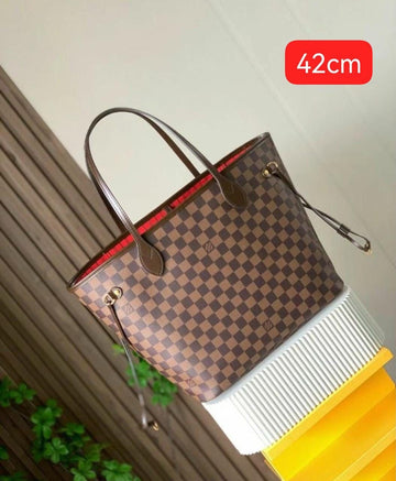 Louis Vuitton Bag Neverfull MM Tote Brown Tan – product view