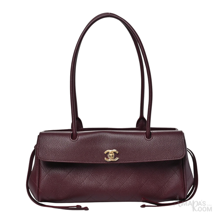 Chanel Stitched Urban Small Shopping Bag – Brown - View 1