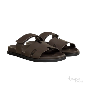 Hermès Chypre Sandals – Ecorce - View 1