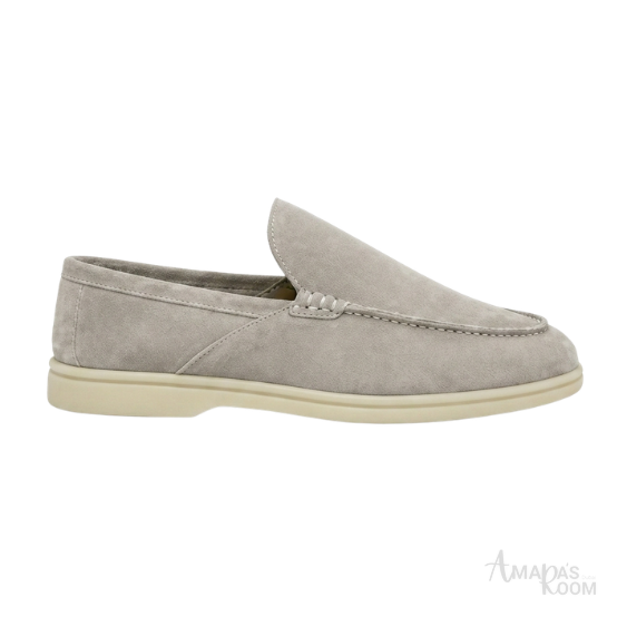 Loro Piana Footwear | Summer Walk Suede Grey